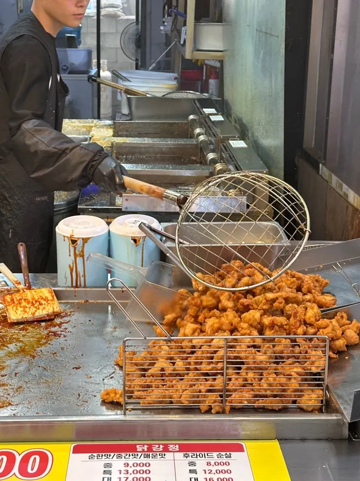 매장 앞 오픈 조리 공간