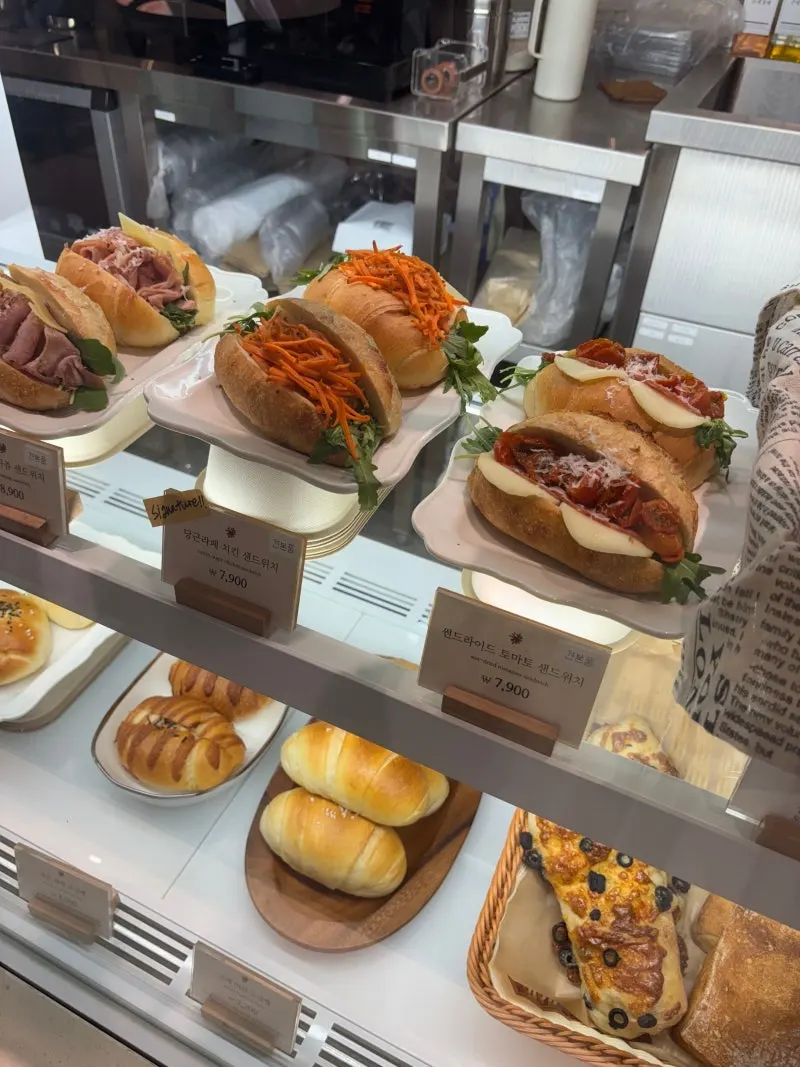 Close-up of bread bought from Boulangerie Tan