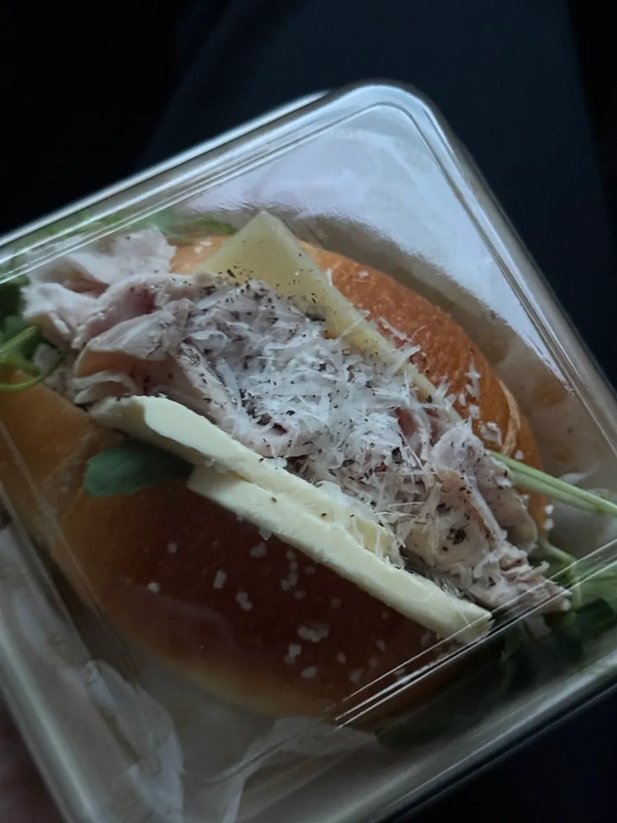 Ordered salt breads and sandwiches