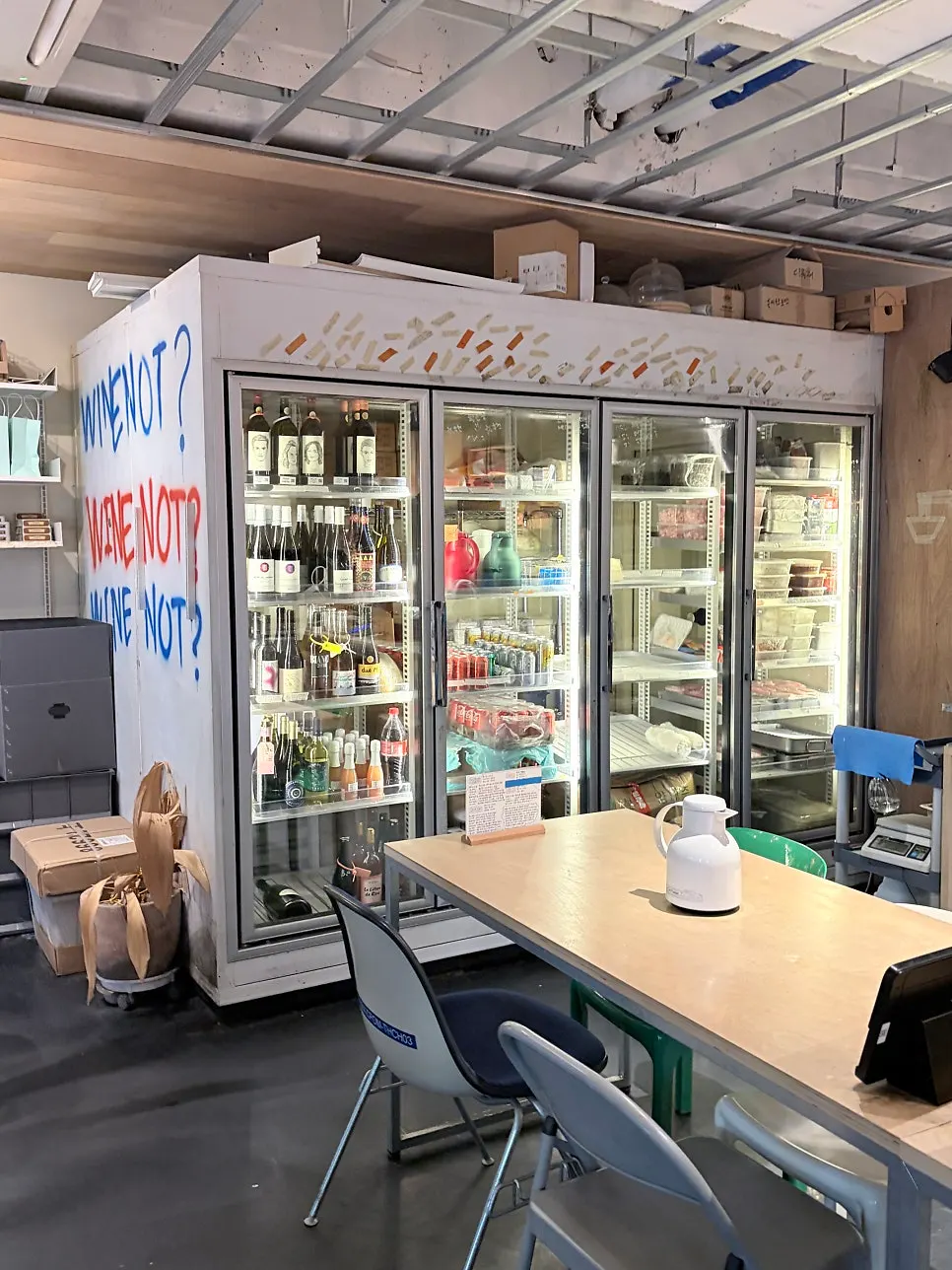 Interior decor of the restaurant