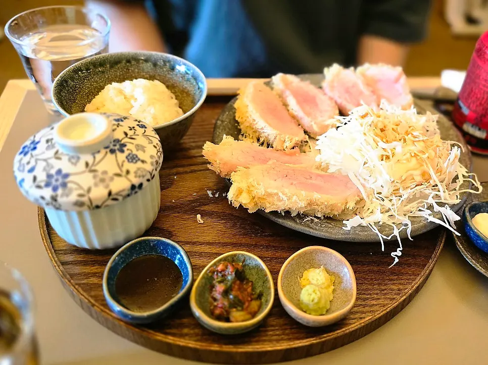Kitto's katsu set at the end of the meal