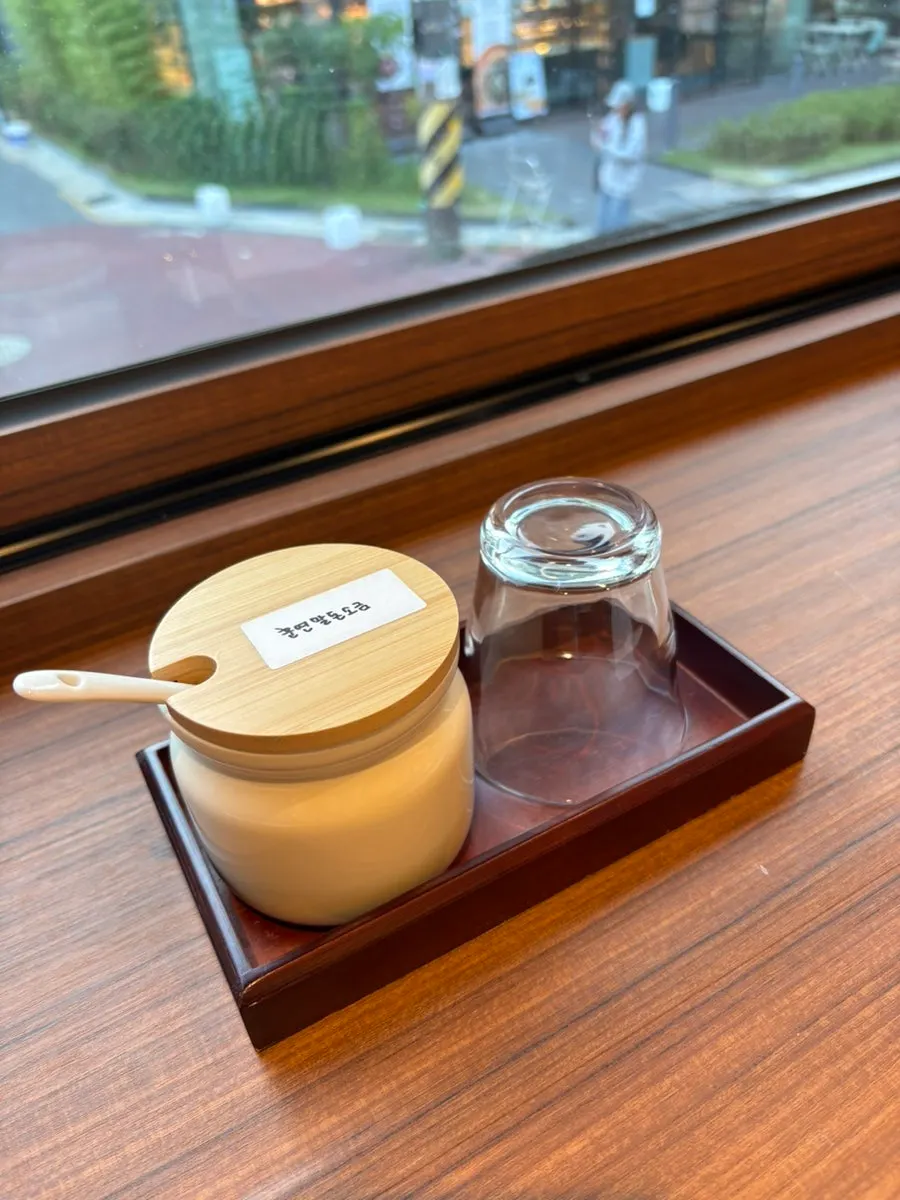 Natural horse salt placed on the table
