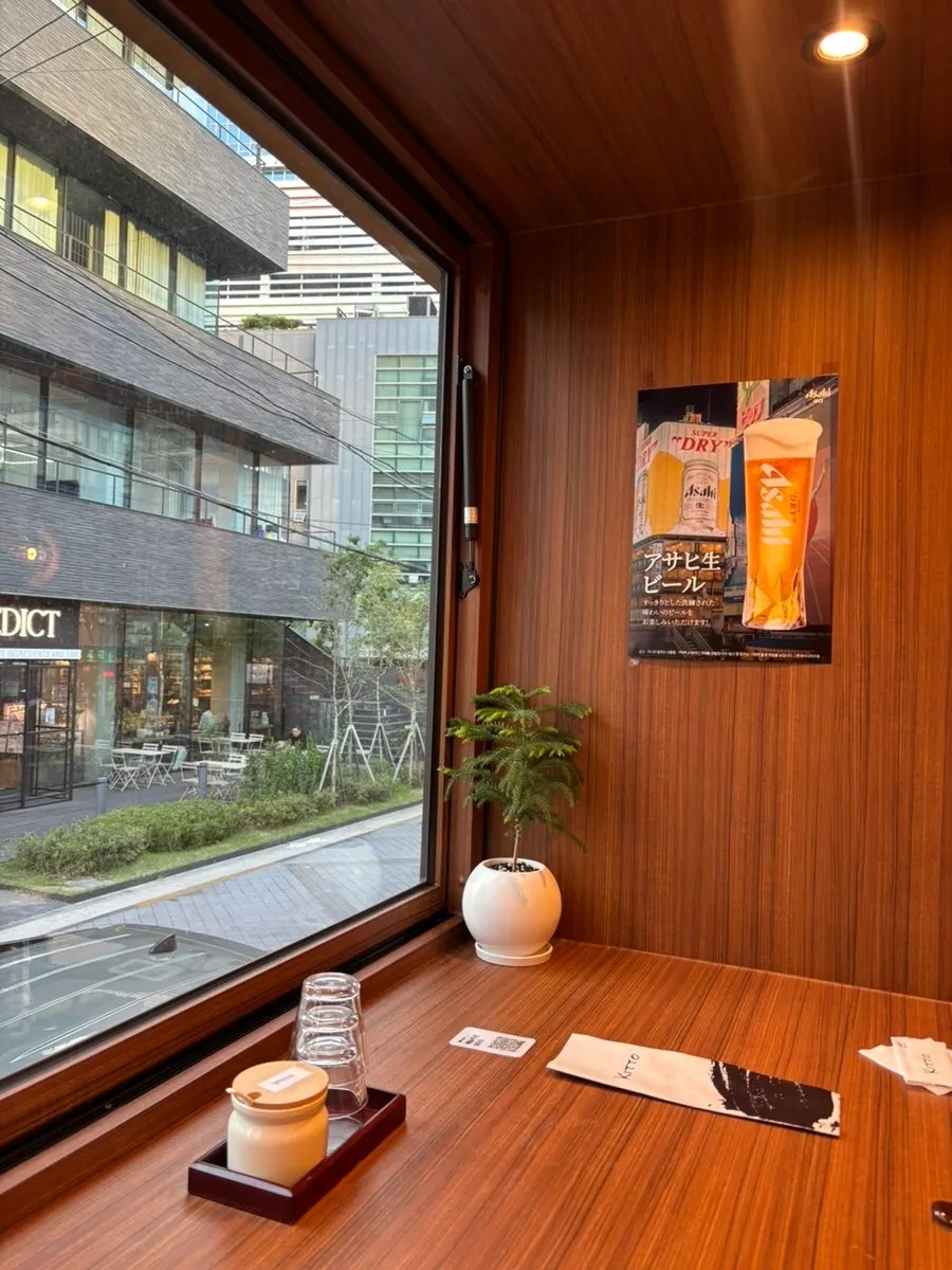 Clean interior seating at Kitto