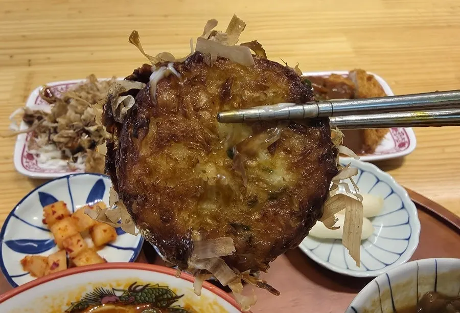 사이드로 추가한 미니 오꼬노미야끼