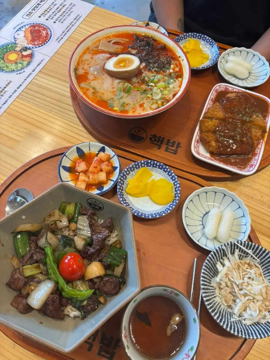 Table with a tablet ordering system