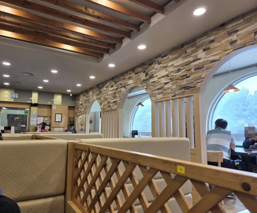Spacious interior seating