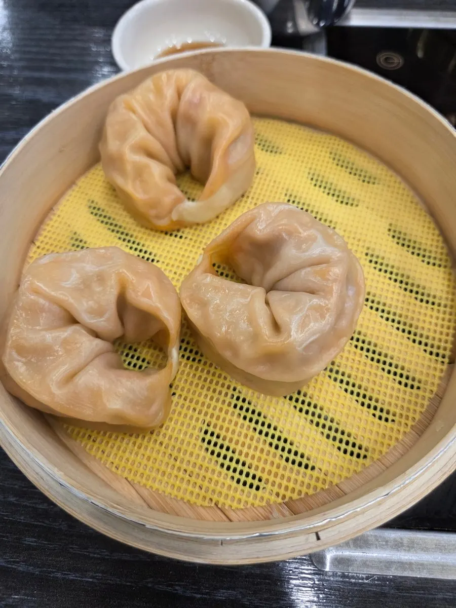 Small order of kimchi dumplings