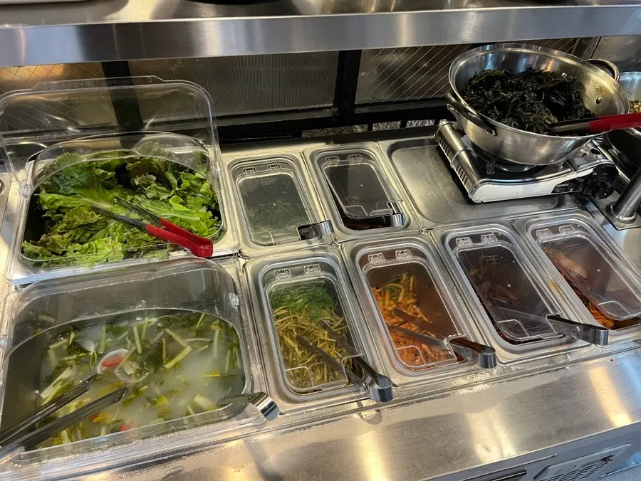 Cleanly maintained self-serve bar