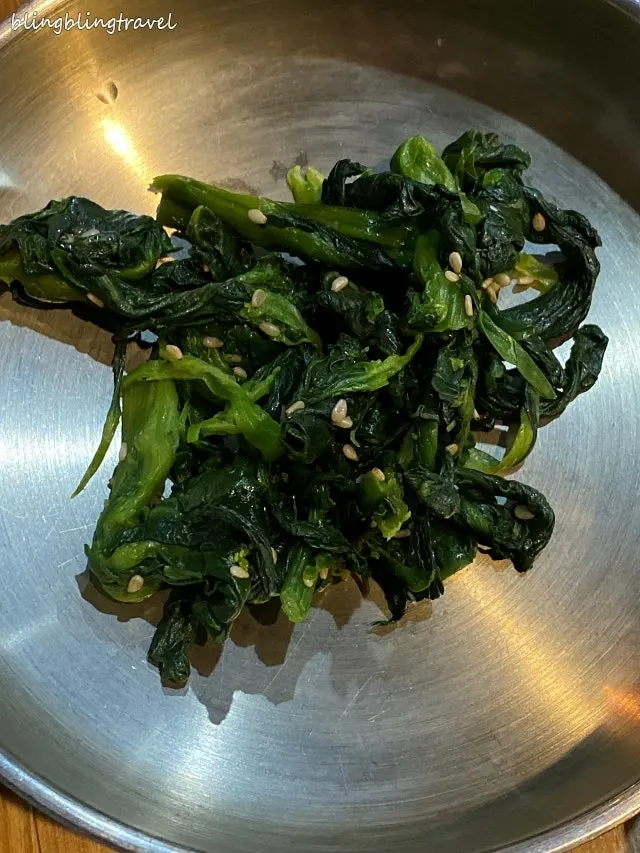 Small dish of japchae side dish