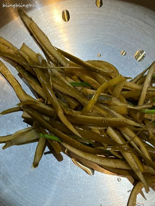 A plate of fried eggplant