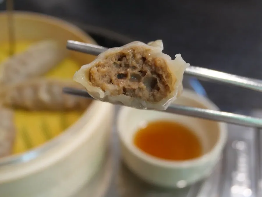 설렁탕과 함께 먹은 갈비만두