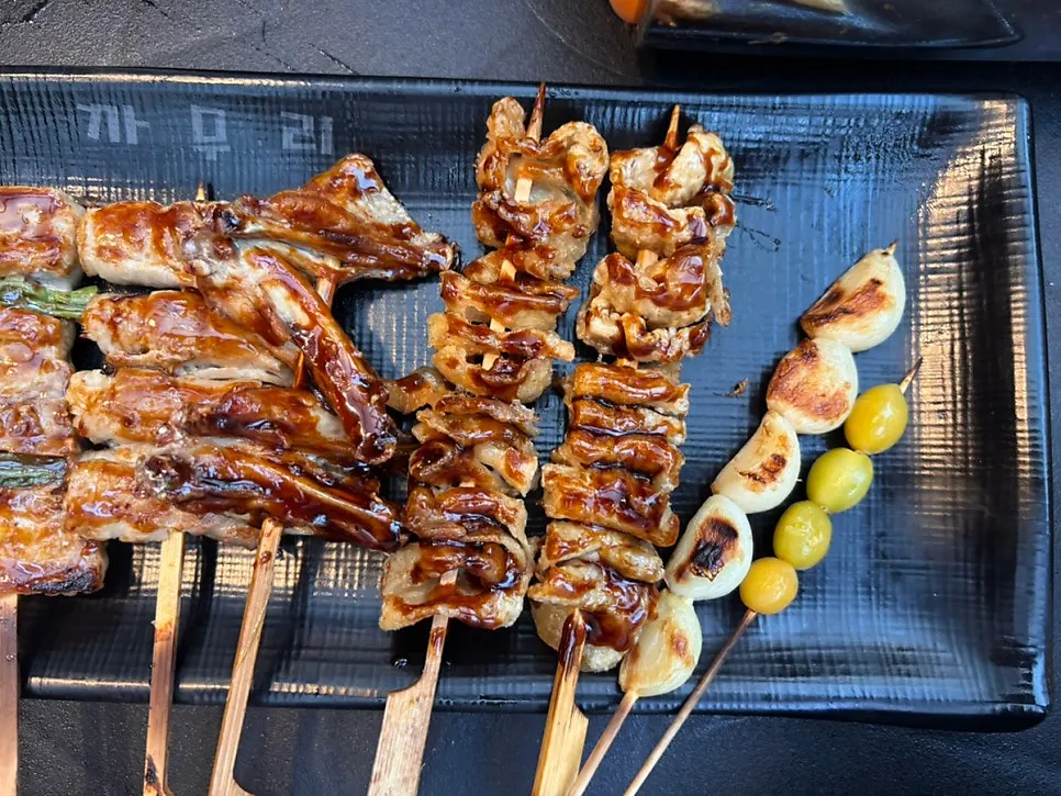 Skewers that were fun to pick and choose from