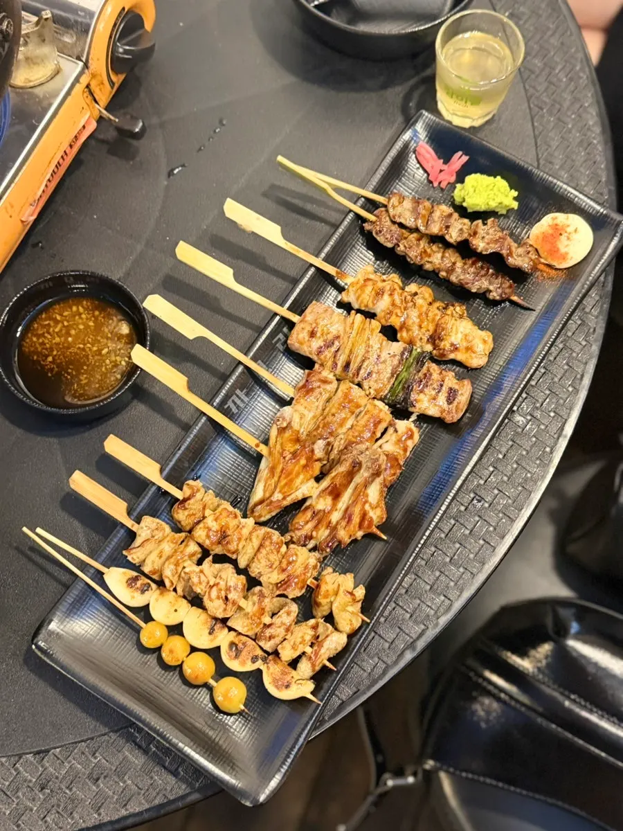 홈런 세트의 꼬치와 오뎅탕