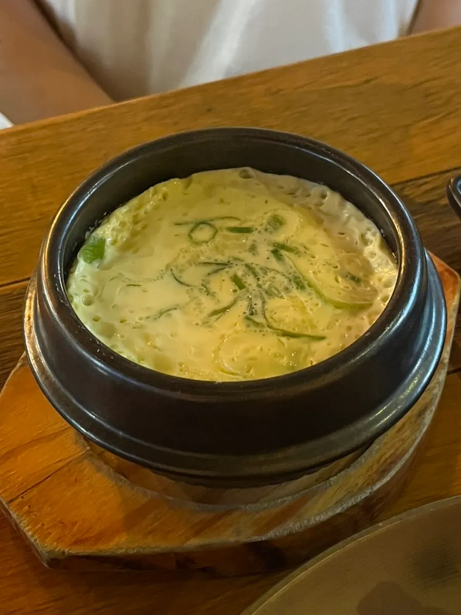 Fish cake soup with skewered fish cake