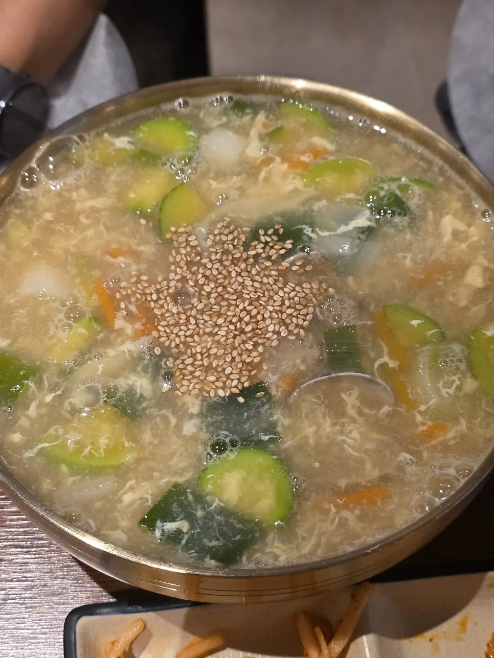 あさりカルグクス一杯
