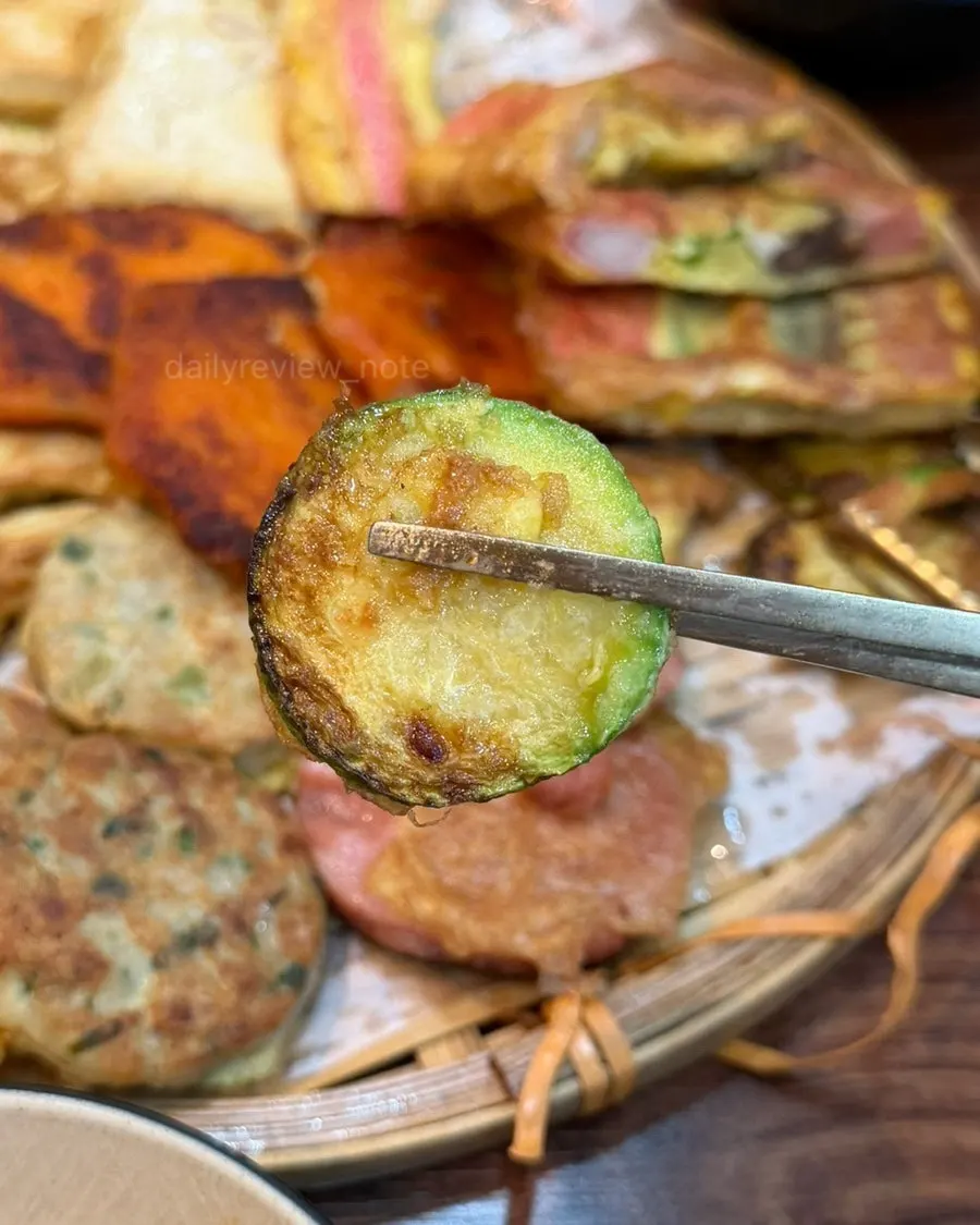 Salty ham jeon