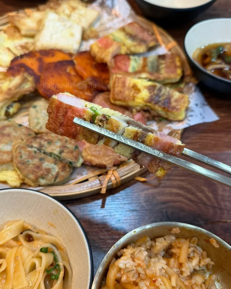 Chewy enoki mushroom jeon