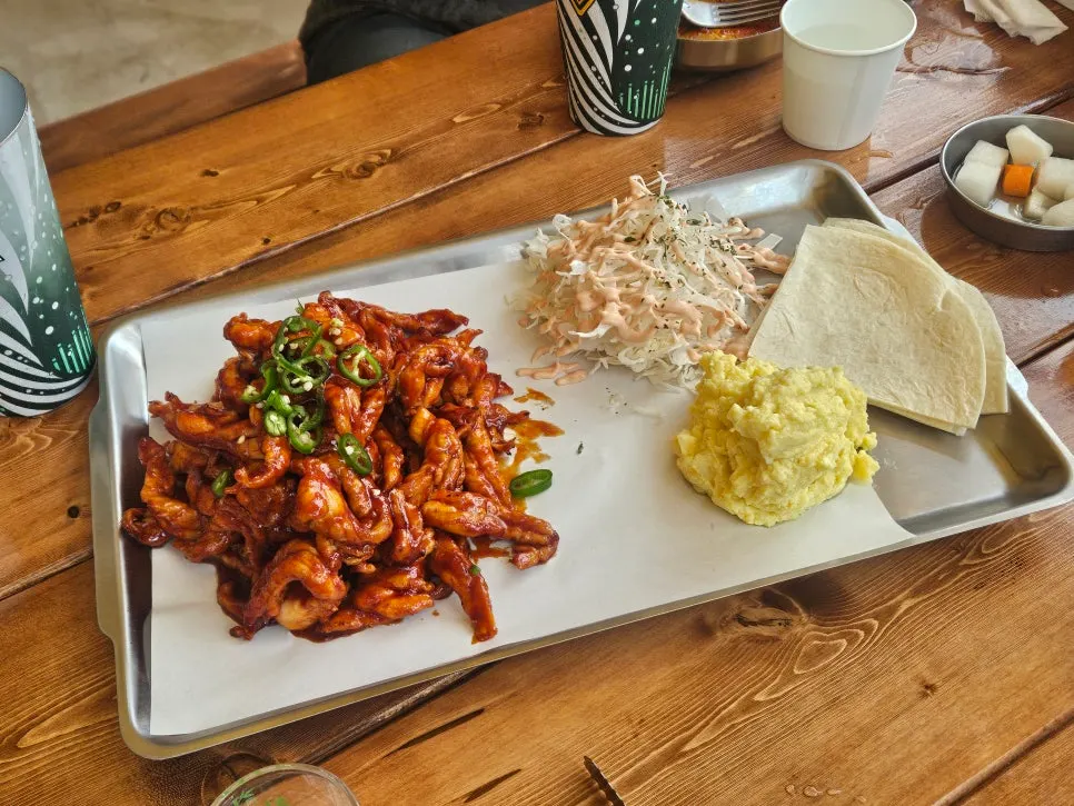 A tray of charcoal-grilled seasoned chicken neck
