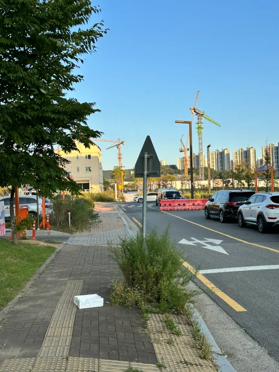 목동 공영주차장에서 꽃가츠로 가는 길