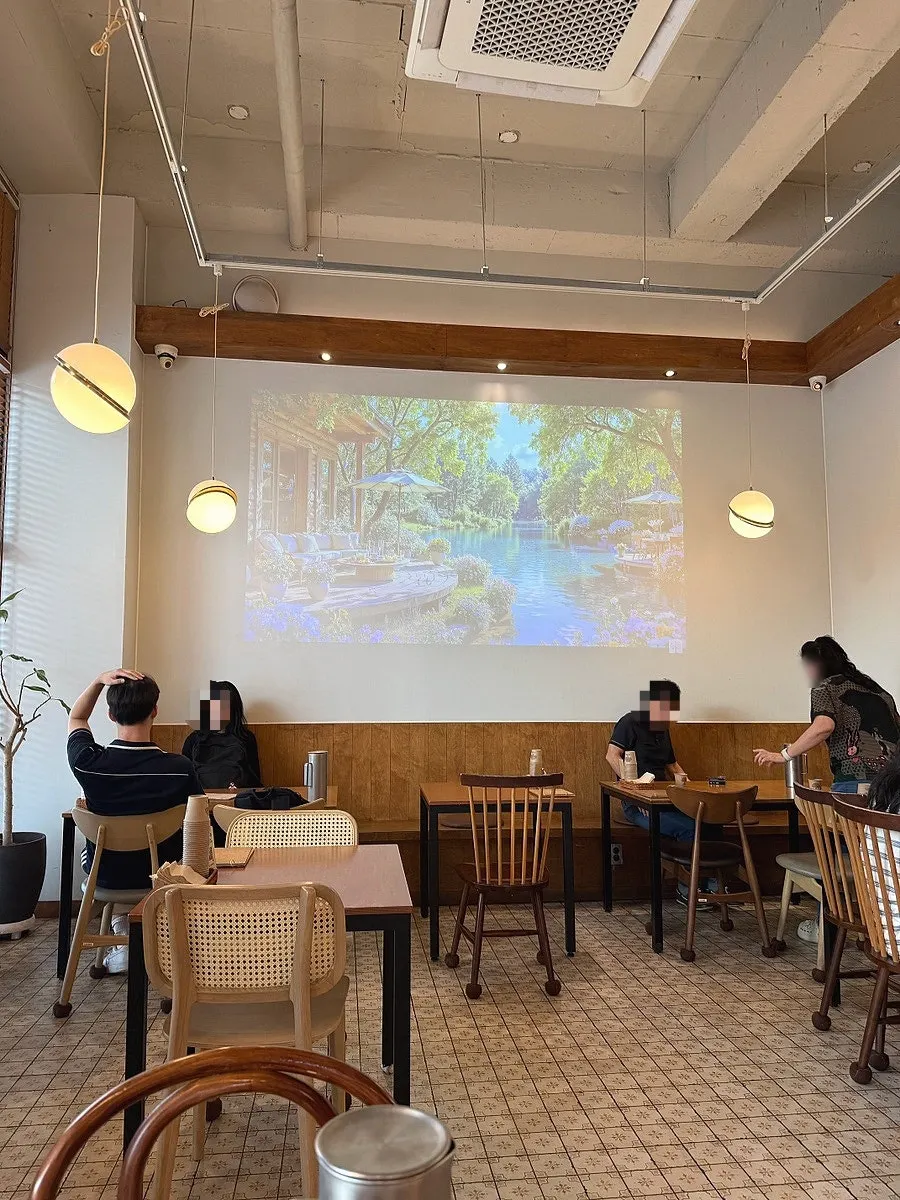 Interior of Kkot Gatsu filling up with customers