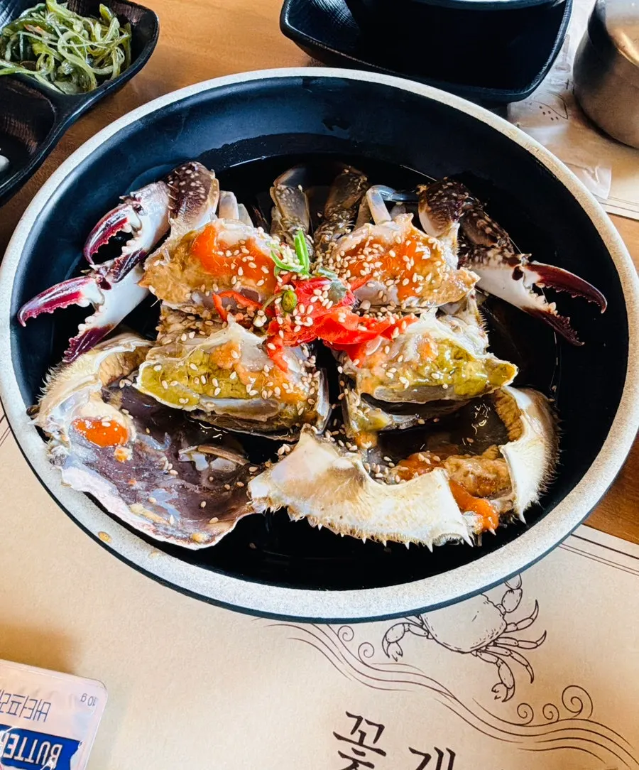 꽃게옥 천안유량동점 알배기정식 간장게장 클로즈업