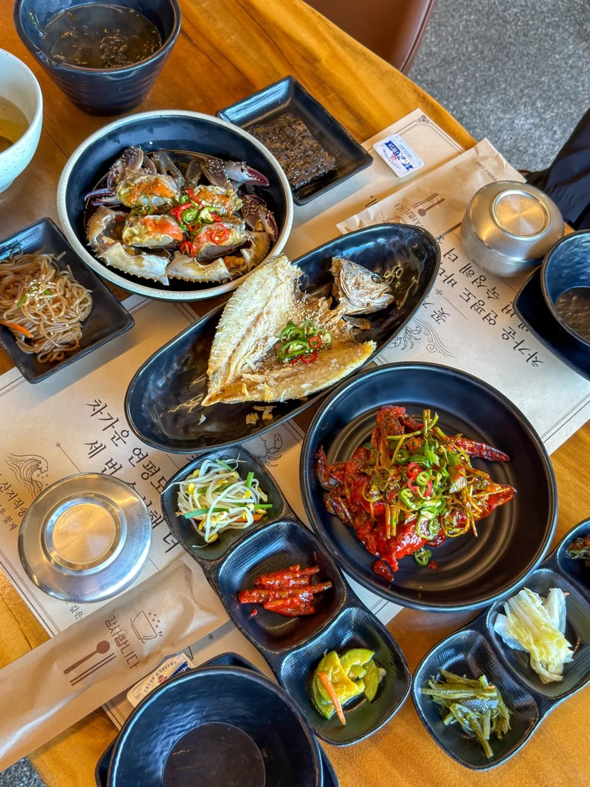 천안 유량동 꽃게옥 A세트 한상차림
