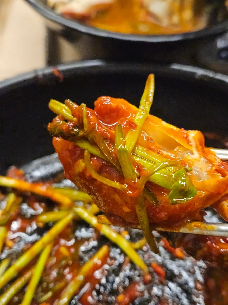 살이 꽉 찬 양념게장