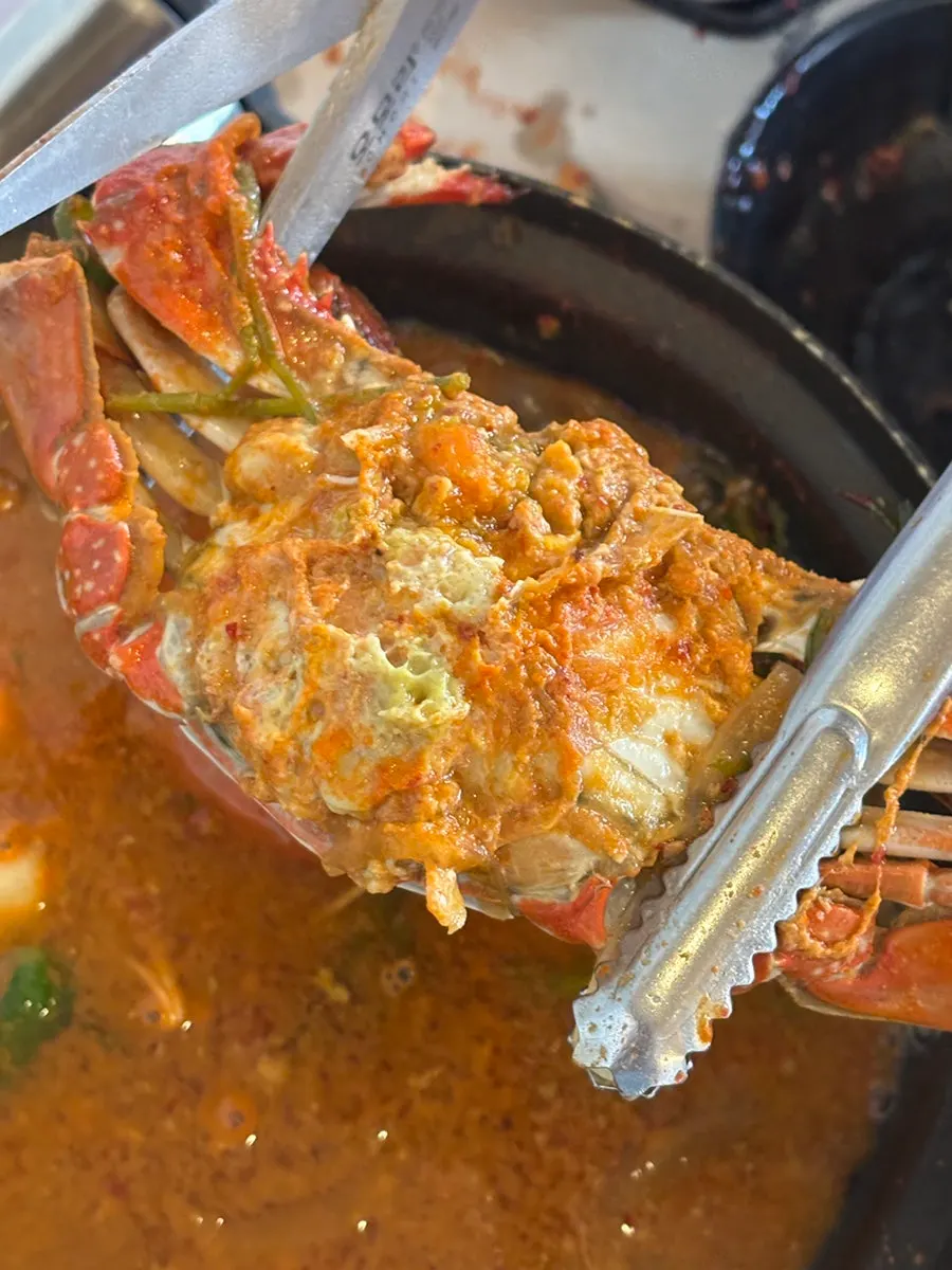 A bowl of spicy, refreshing crab stew