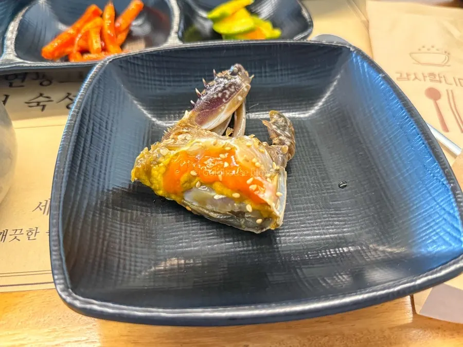 알이 들어찬 연평도 간장암게장