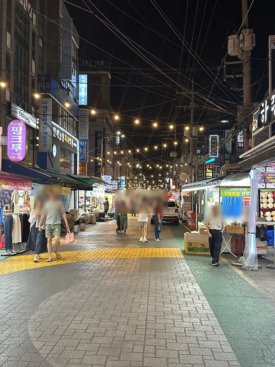 식사 후 둘러본 목동깨비시장 골목