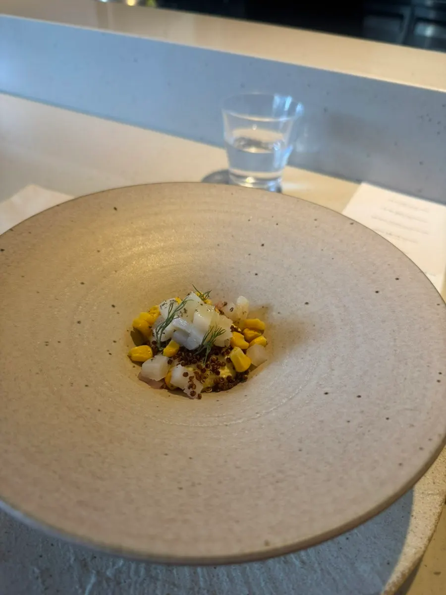 Third course, Chodang sweet corn custard