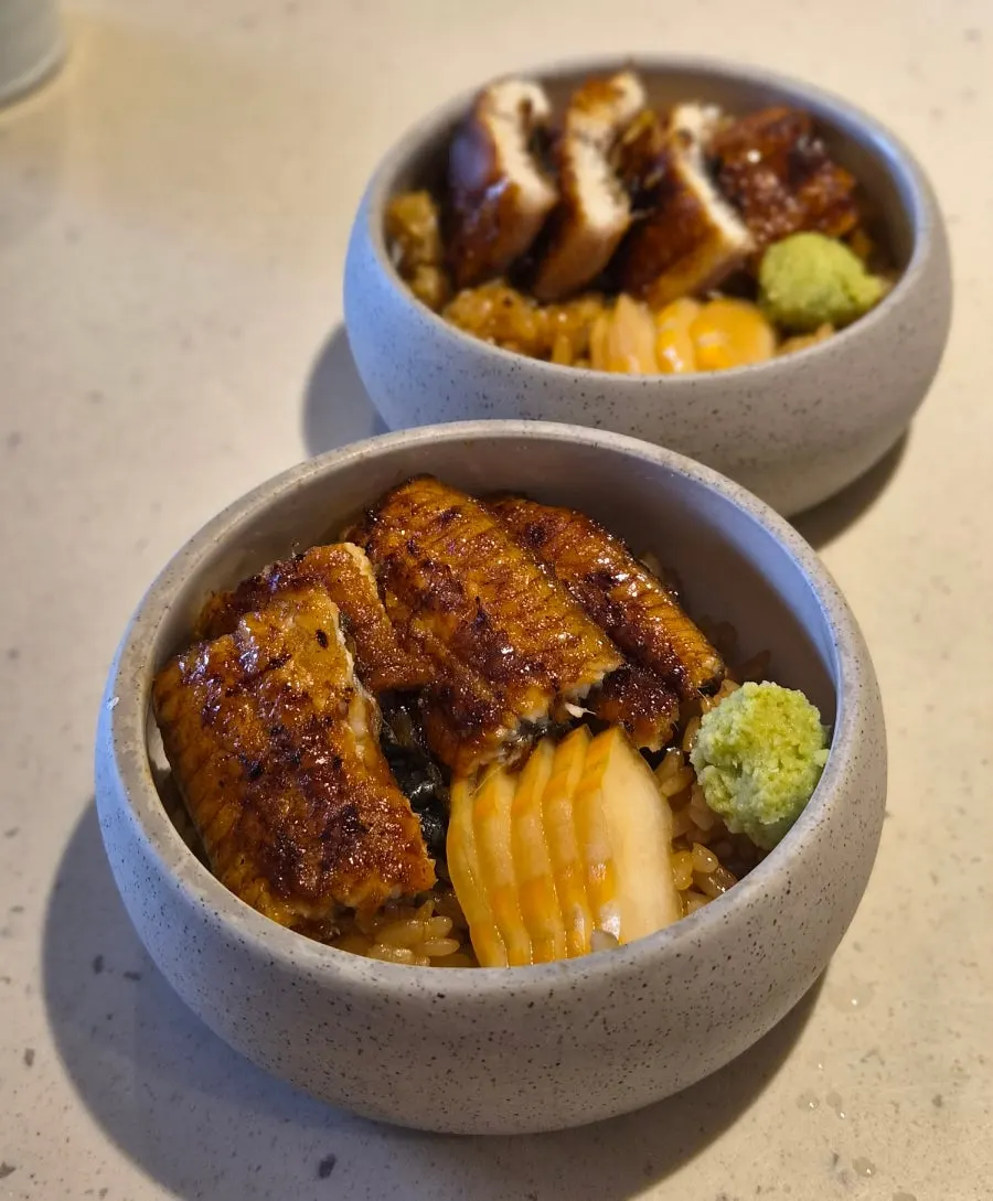 Eel donburi from Kkweda's summer course