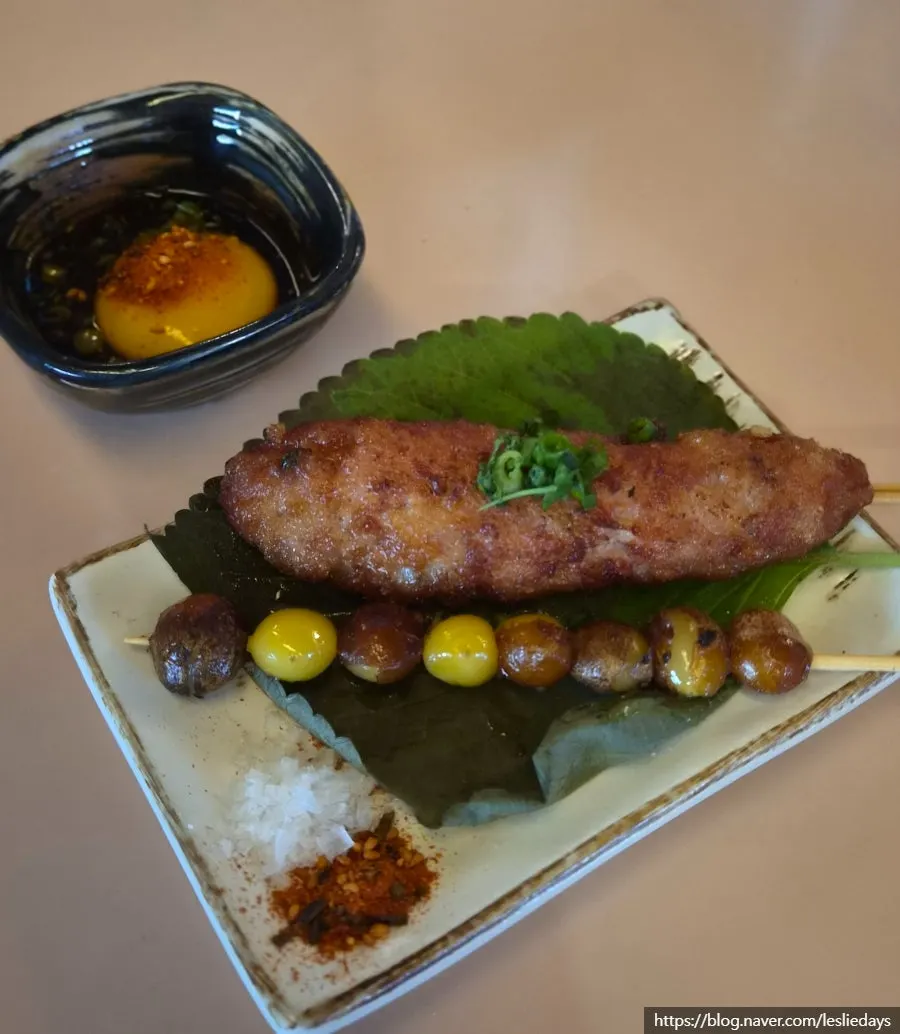 고부시 스타일 츠쿠네 꼬치