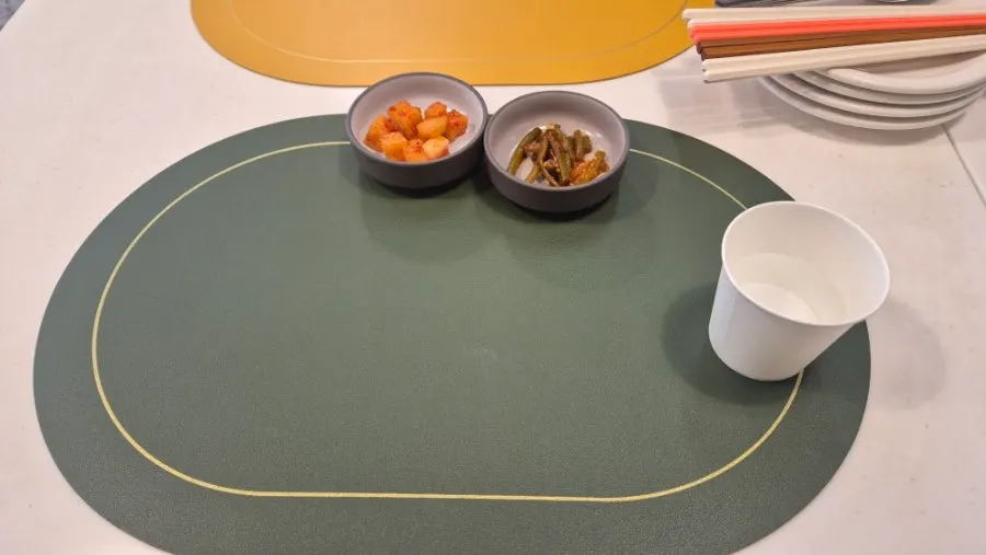 Table setting at Cocker Noodle Two