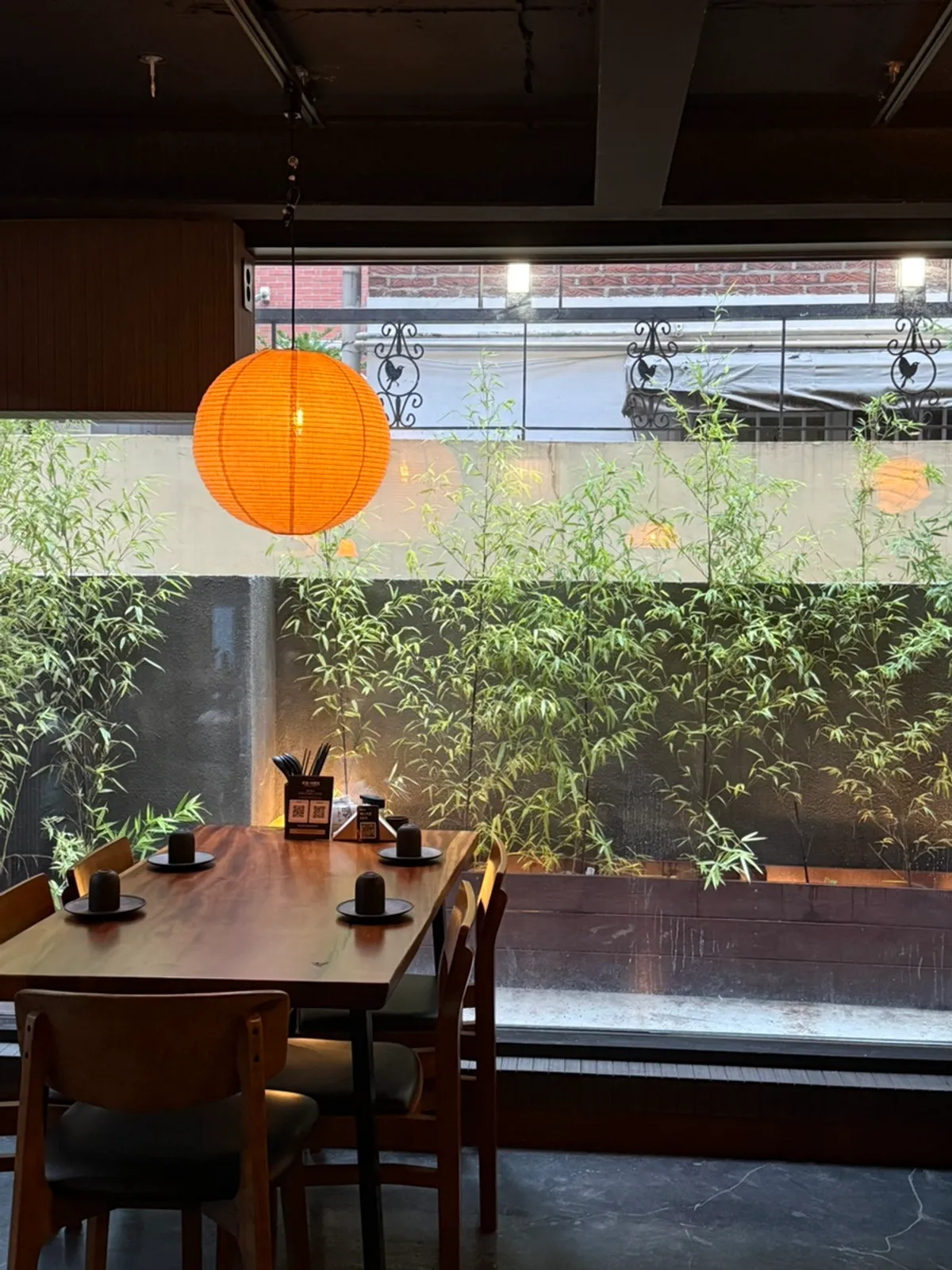 Large group table further inside Koma Yeonnam