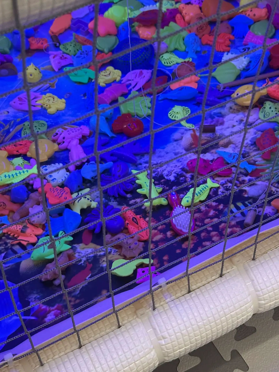 Seating and table area at the rental kids café
