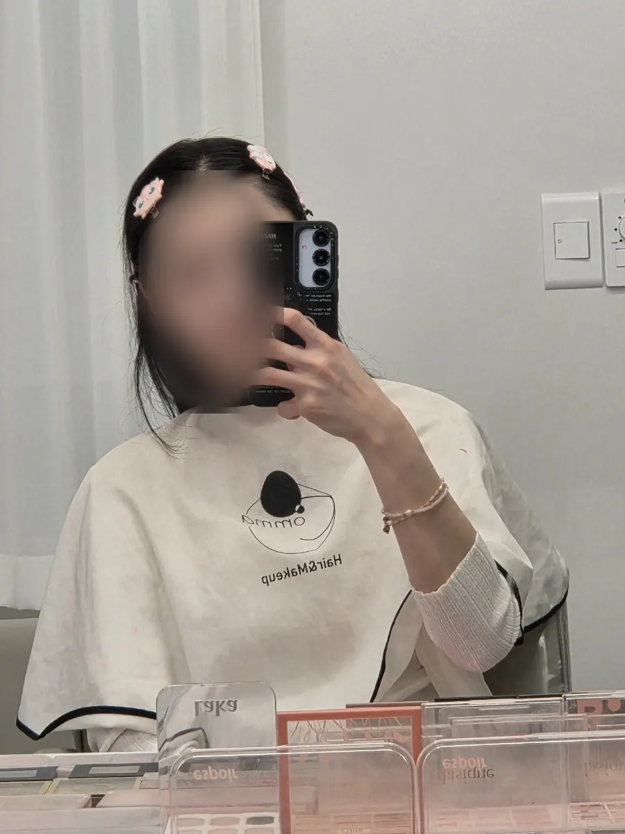 Skincare prep during the makeup process