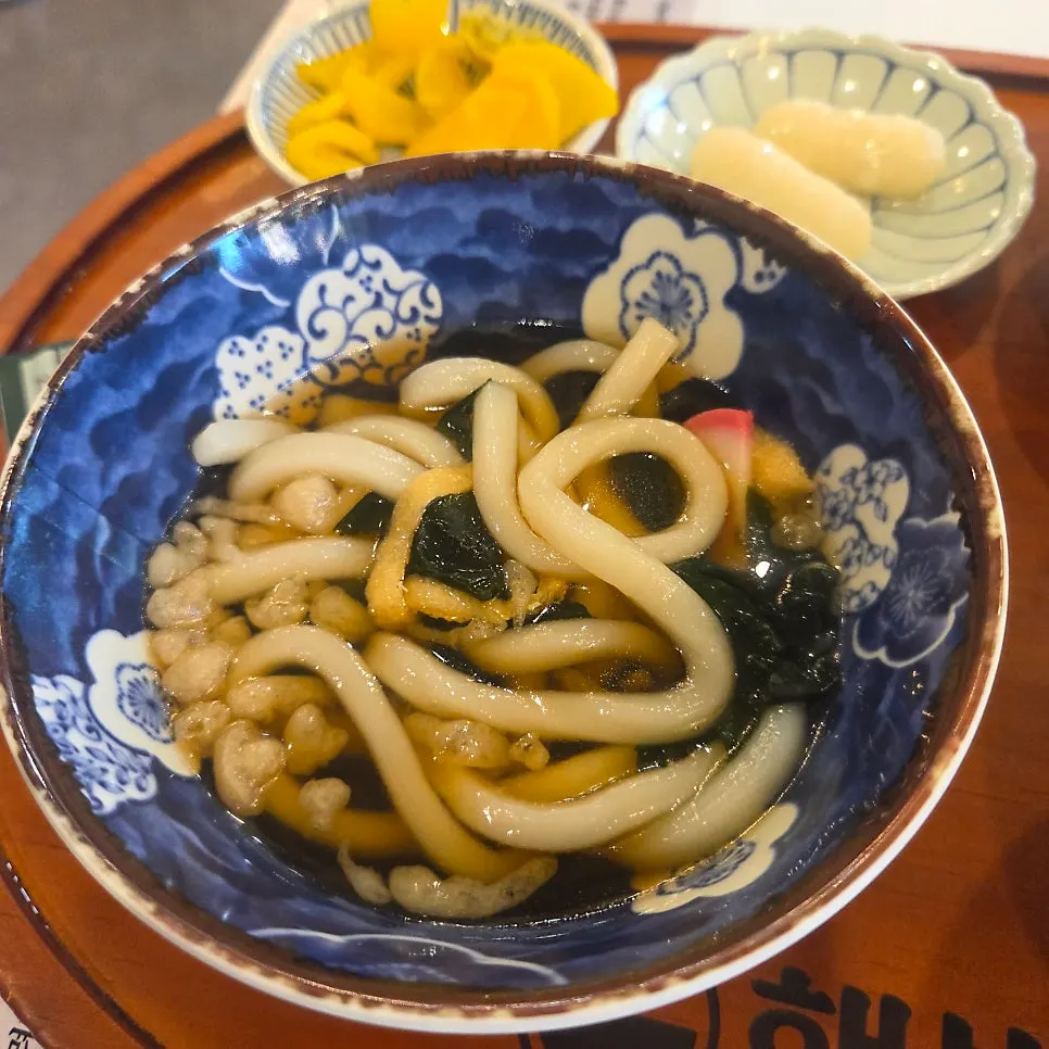 Mini udon served with the set