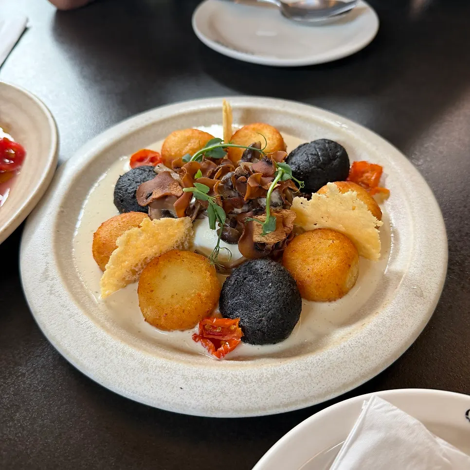 A full plate of tomato salad