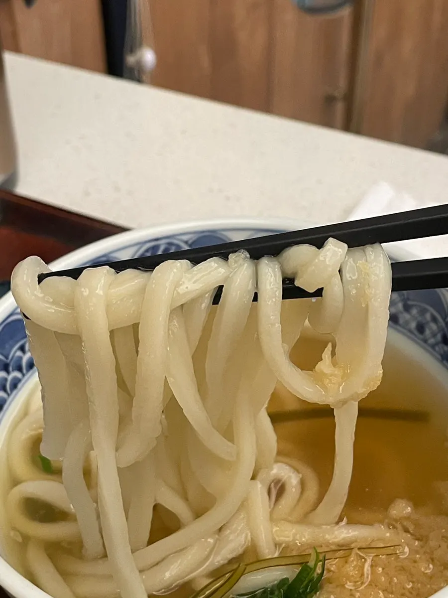 탱글한 면발의 온우동
