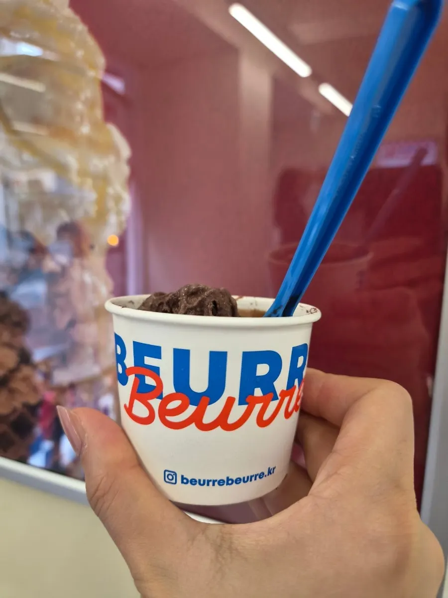 Helados de menta con chocolate y chocolate