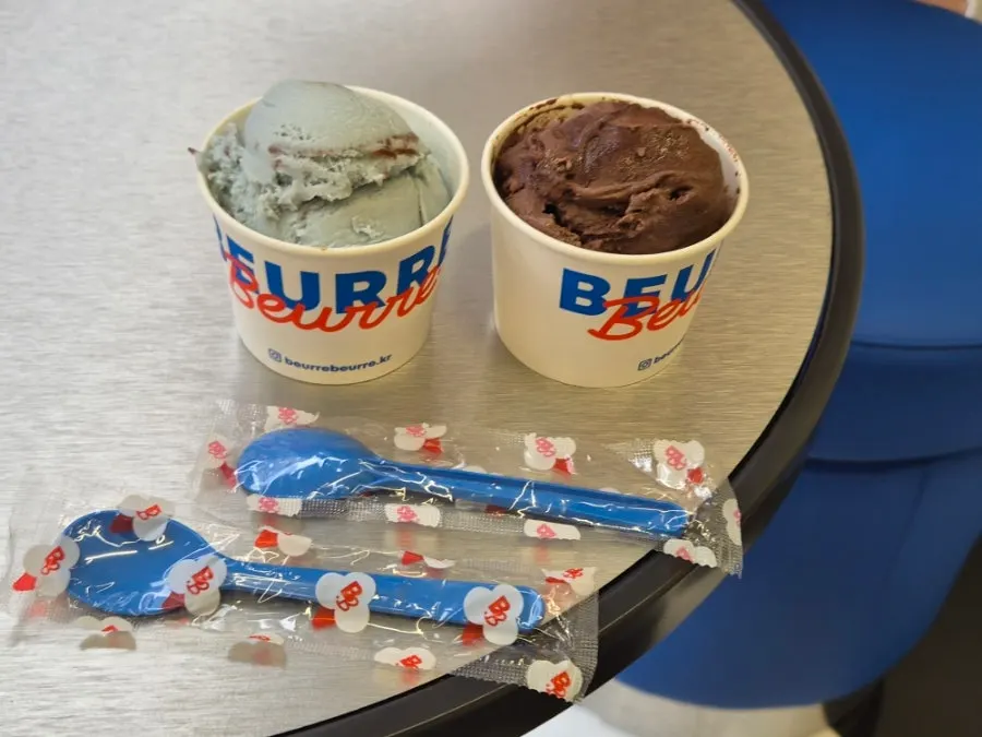 Helado de pistacho suave y con sabor a nuez