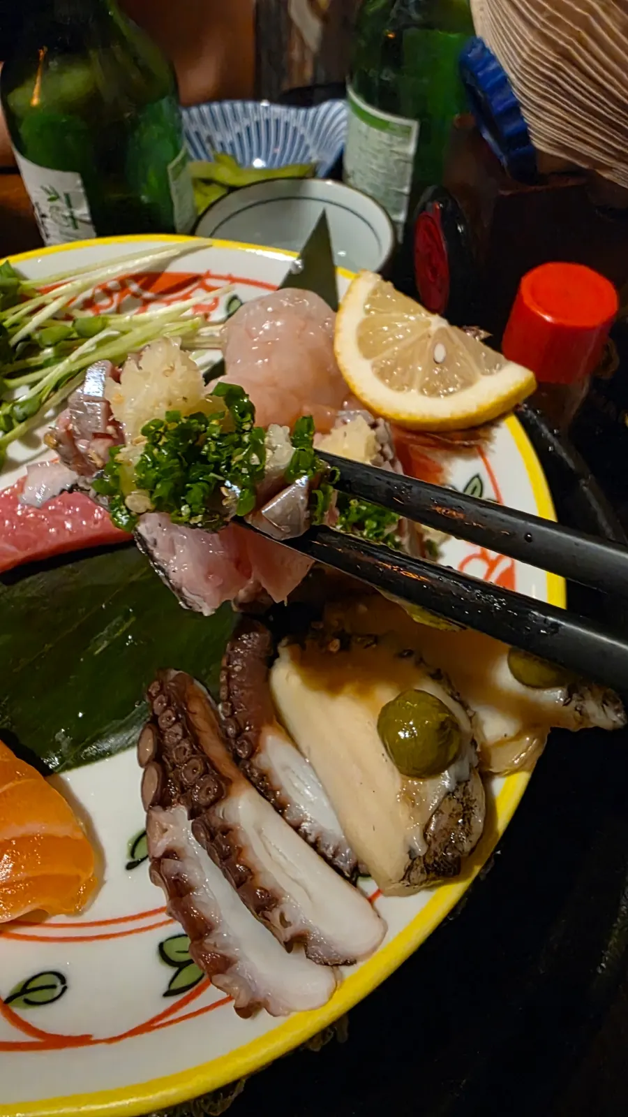 Huto's varied selection of aged fish