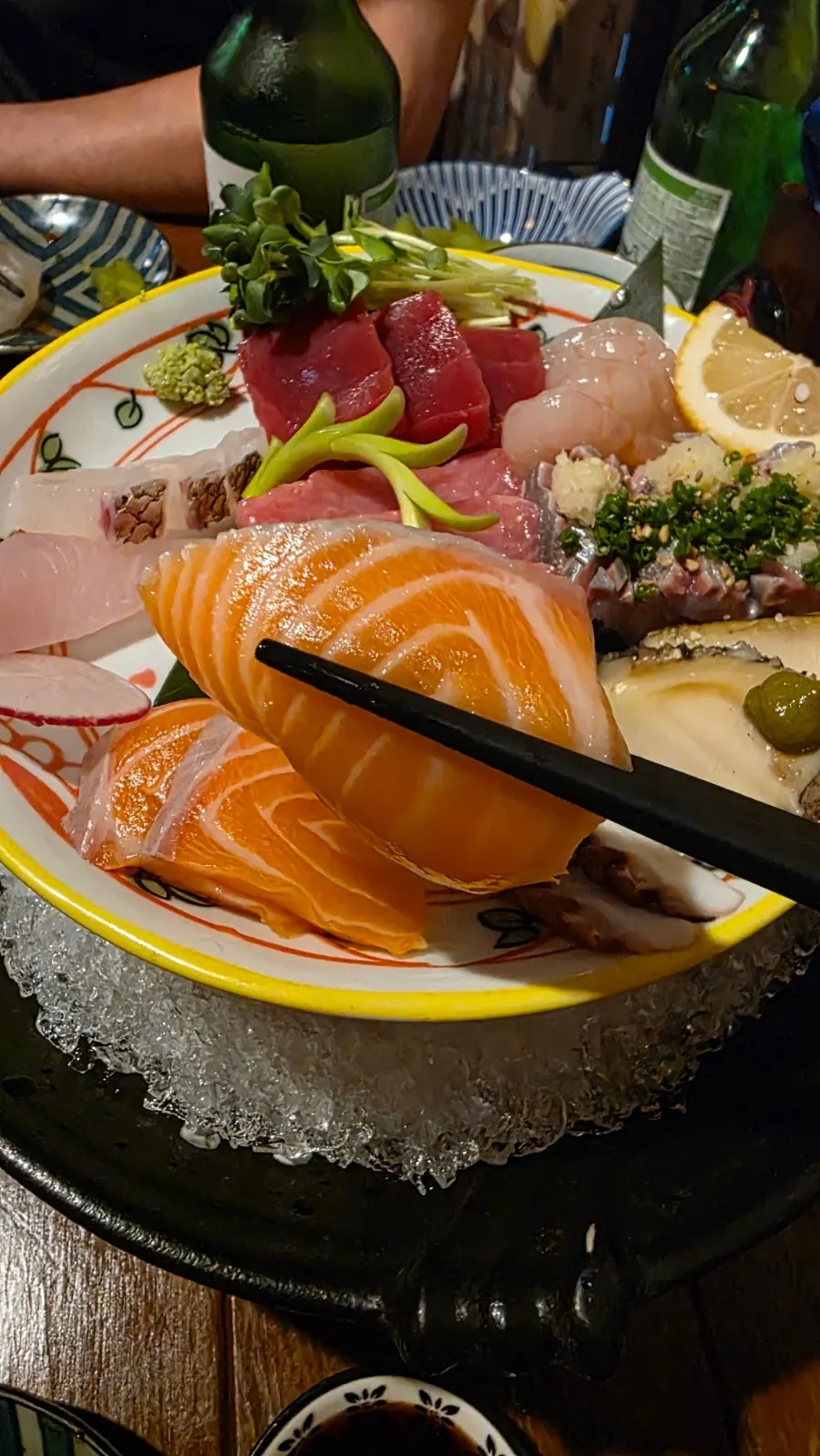 Huto dishes enjoyed with drinks