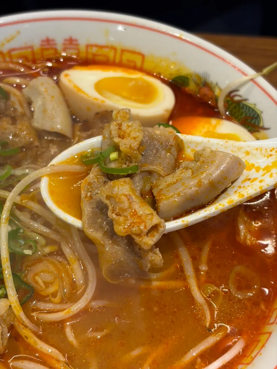 牛肠拉面和大肠盖饭套餐