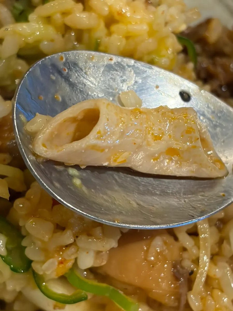 带炙烤香的大肠盖饭
