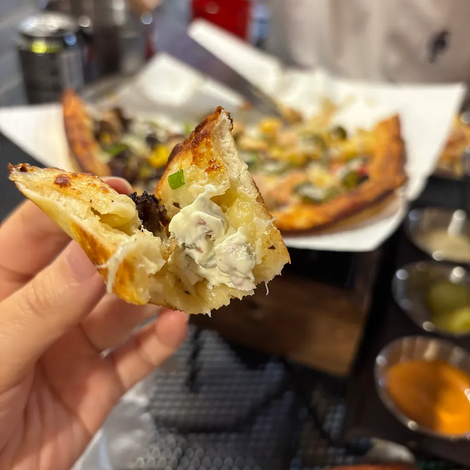 Green onion bacon cream cheese dipping sauce