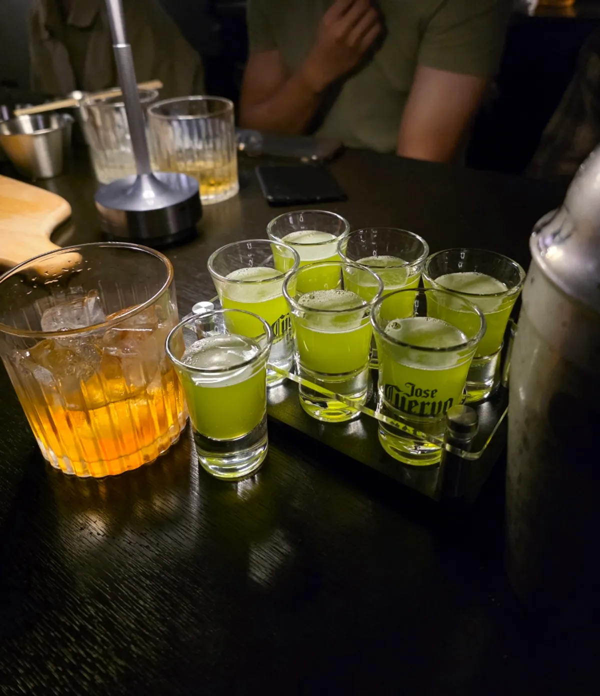 Interior atmosphere of Uu, a solo-drinking bar in Konkuk