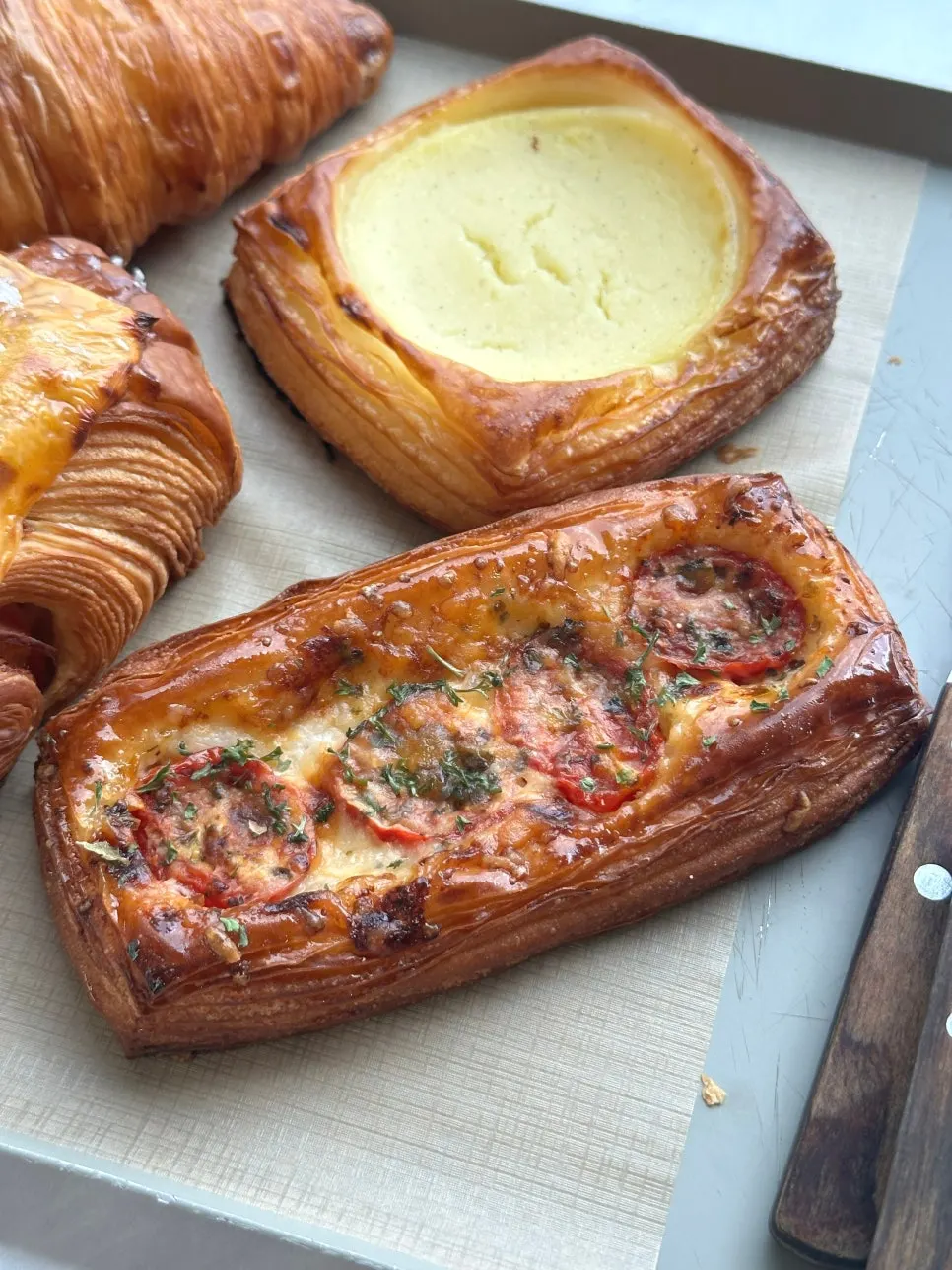 Tomato cheese pastry from Stack Bakery