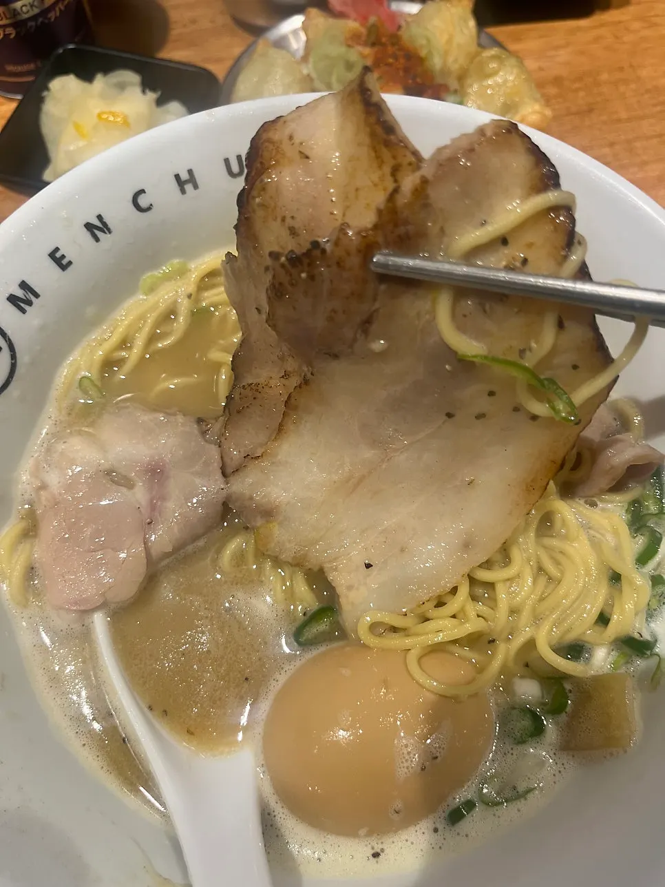 Savory, clean chicken-broth ramen